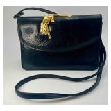 Vintage Sasha 1990s Black Leather Purse