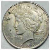 1922-D Peace Dollar 90% Silver