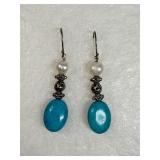 Sterling Silver Turquoise Earrings