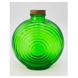 VTG Green Glass Refrigerator Bottle