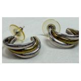 925 Triple Hoop Earrings