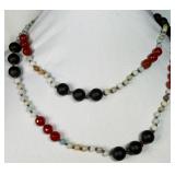 Handknotted Stone Necklace