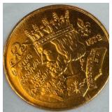 9 VTG New Orleans Mardi Gras Coins