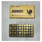 Junior .22 Long Rifle Rim Fire Cartridges
