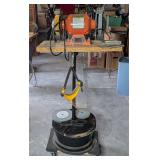 *8" Bench Grinder on Weighted & Wheeled Stand