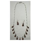 925 Handmade Necklace & Earrings
