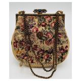 1920s DS St John Tapestry Evening Bag
