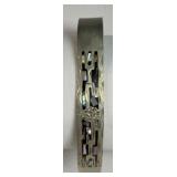 Fashion Cuff Bracelet w/ Abalone Inlay