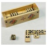 ANTQ Mini Domino Set Carved From Bone
