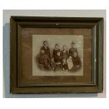 Vintage Black/White Family Portrait