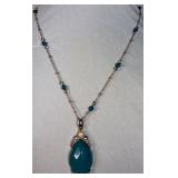 Faux Turquoise Necklace