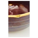 VTG McCoy Pottery Brown Beehive Stoneware 8 In