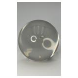 VTG Paperweight, Sm "Fortune Telling" Crystal Ball