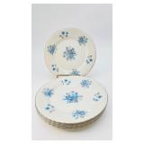 4  Fine Bohemian China Czechoslovakia Salad Plates
