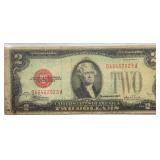1928-F $2 Red Seal Bill