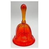 Vintage Viking Amberina Orange Glass Bell
