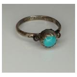 925 Turquoise Ring