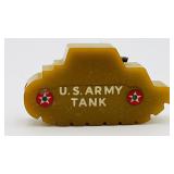 VTG Bakelite Pencil Sharpener WWII-era US ArmyTank
