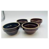 4-VTG McCoy Pottery Brown Beehive Stoneware 5 In