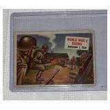 1954 Topps "Scoop" trading card ï¿½WWII Beginsï¿½
