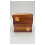 Vintage Vant Industries Wooden Die box