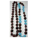 2 Handmade Kukui Nut Lei Necklace