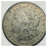 1921-S Morgan Silver Dollar 90% Silver