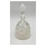 VTG Fenton White Opalescent Art Glass Bell