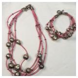 925 Necklace & Bracelet Set