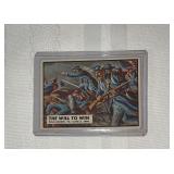 RARE 1962 Topps Civil War  "The Will to Win"