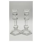2 BLOCK  ï¿½Candlestickï¿½ 24% Lead Crystal