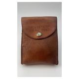 Vintage Brown Leather Belt Pouch