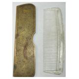 VTG Pocket Comb w/ Brass Case