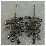 925 Silver Beaded Earrings