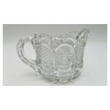 Vtg Early American Pattern Glass (EAPG) Creamer