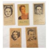 5 VTG Trading Cards ï¿½Engrav-O-Tintsï¿½