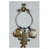 Fashion Pendant w/ 3 Charms