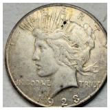 1923-S Peace Dollar 90% Silver