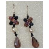 925 Handknotted Dangle Earrings