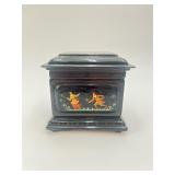 Vintage Russian Black Lacquered Miniature Chest