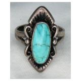 925 VTG Turquoise Ring