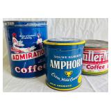 Lot of 3 Vintage Tins