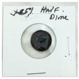 1851 Seated Half Dime 90% Silver