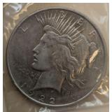 1922-D Peace Dollar