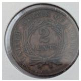 1864 2-Cent Piece