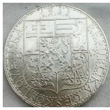 1933 Republilca Ceskoslcovenska 20 Korun Coin