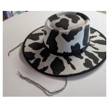 *Lucky & Blessed Cow Print Hat