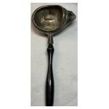 VTG Silver-plated Strainer Ladle Wood Handle