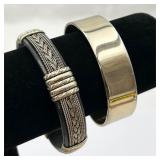 2 Nice Unisex Cuff Bracelets