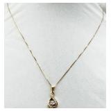 14K Gold & Diamond Necklace
